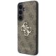 2. Etui Guess Leather 4G Metal Logo na Samsung Galaxy S26 FE - brązowe