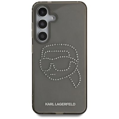 3. Etui Karl Lagerfeld Rhinestones Karl Head Logo Samsung Galaxy S25 czarny