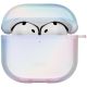 2. Etui UNIQ Iridescia na AirPods 4 Hang Case - holo biał