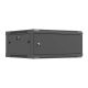 27. LANBERG SZAFA INSTALACYJNA RACK WISZĄCA 19" 4U 600X600 CZARNA DRZWI METALOWE (FLAT PACK)