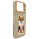 6. Etui Nimmy Glasses Cool nag na iPhone 17 Pro - beżowe