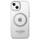 3. Etui Guess Metal Outline MagSafe na iPhone 14 - srebrne