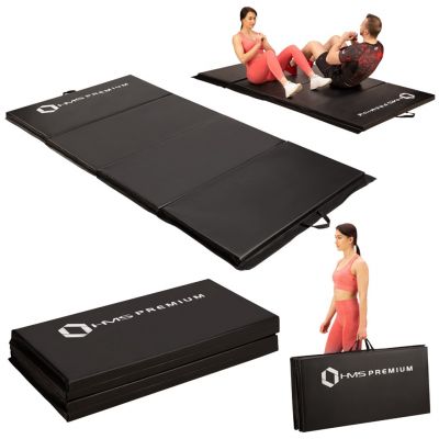 8. Materac gimnastyczny składany czarny 2400x1200x50mm HMS MGS01