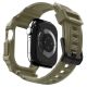 8. Pasek Spigen Rugged Armor Pro na Apple Watch 46 mm - zielony