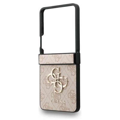 6. Etui Guess Big 4G Logo Classic Logo na Samsung Galaxy Z Flip 7 - różowe