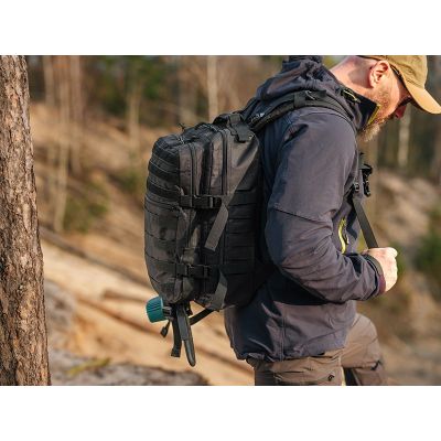 10. Plecak wyprawowy 16" Tracer Evo Black 25L