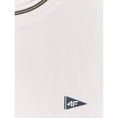 6. T-shirt regular gładki męski 4F 4FRSS26TTSHM3997-10S