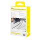 3. Zestaw kabli Baseus Tungsten Gold 100W USB-C - USB-C 1m 2m 3m - czarny
