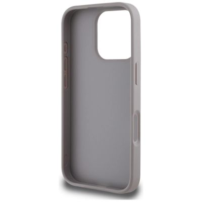 7. Etui Guess Grained Roses Big 4G logo na iPhone 16 Pro - fioletowe