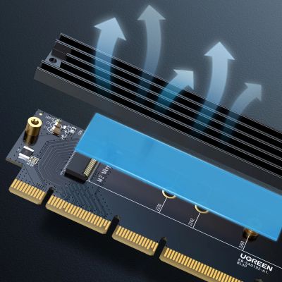 5. Karta rozszerzeń Ugreen CM465 PCIe 4.0 x4 do M.2 NVMe M-Key - czarna