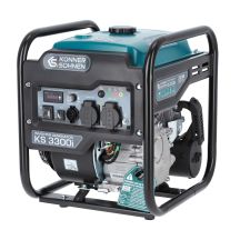 Könner & Söhnen KS 3300I agregat prądotwórczy 3000 W 7 l Benzynowy Czarny, Morski