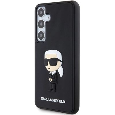 2. Etui Karl Lagerfeld 3D Rubber Ikonik na Samsung Galaxy S24 - czarne