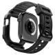 4. Pasek z obudową Spigen Rugged Armor Pro na Apple Watch 42 mm - czarny matowy