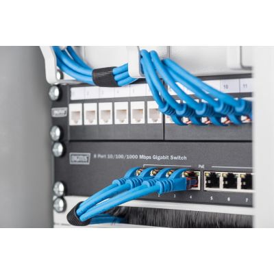 30. Przełącznik L2 zarządzany Gigabit Ethernet PoE 8-portowy, 10 cali, 80W PoE budget