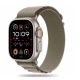 7. Pasek Tech-Protect Nylon Pro na Apple Watch 4 / 5 / 6 / 7 / 8 / 9 / SE / Ultra 1 / 2 (42/44/45/49 mm) - tytanowo-oliwkowy