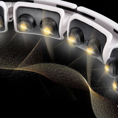 4. Hula Hop HMS HHM16 z magnesem i obciążeniem biały + licznik