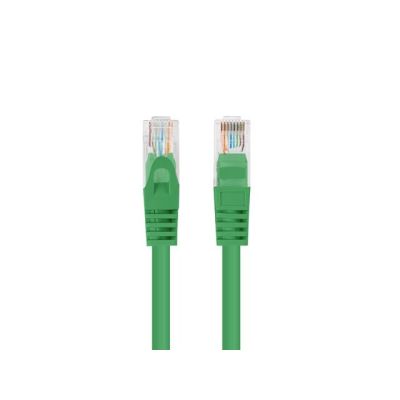 2. PATCHCORD KAT.6 UTP 1M ZIELONY FLUKE PASSED LANBERG 10-PACK