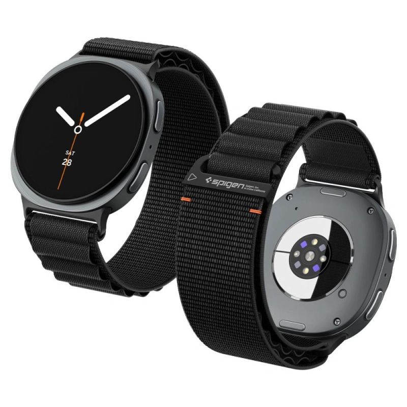 Pasek Spigen WBF1 na Samsung Galaxy Watch 40 / 44 / 46 mm - czarny