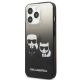 2. Etui Karl Lagerfeld Gradient Ikonik Karl&Choupette na iPhone 13 Pro / iPhone 13 - czarne