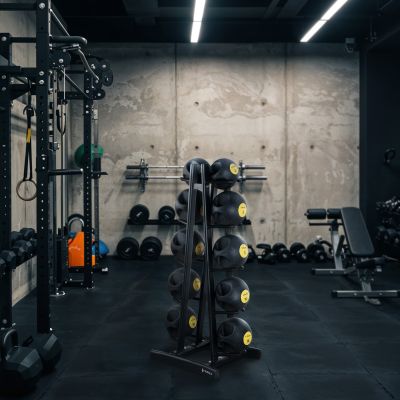 5. STR41 STOJAK NA PIŁKI LEKARSKIE COMMERCIAL HMS