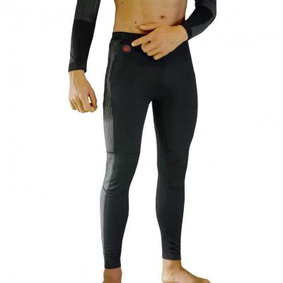 3. GLOVII OGRZEWANY ZESTAW BIELIZNY TERMOAKTYWNEJ BLUZA I SPODNIE, ROZMIAR L, CZARNY, BATERIE I ŁADOWARKA W ZESTAWIE, GXBL