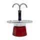 2. Zestaw ekspresu do kawy Bialetti Mini Express Magritte + 2 kubki do espresso