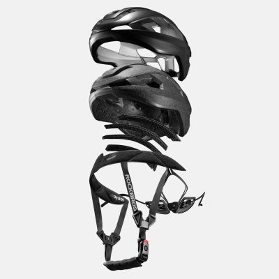5. Kask rowerowy Rockbros LK-15 z włókna węglowego 58-62 cm - czarny