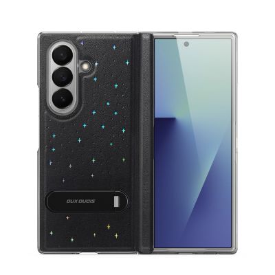 2. Etui Dux Ducis Stex na Samsung Galaxy Z Fold 7z podstawką 360° - czarne