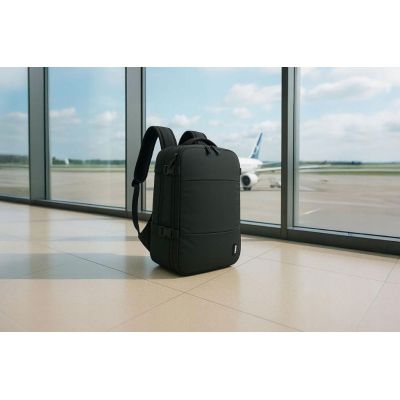 10. Plecak Podróżny Kabinowy z pompką NOVEEN CTB500 Black 40x20x25