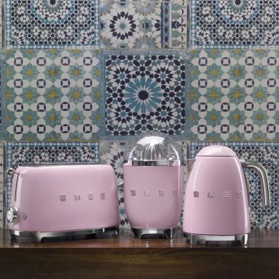 7. Smeg TSF03PKEU toster 6 4 kaw. 2000 W Różowy