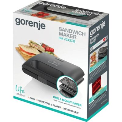 5. Gorenje SM703GCB 700 W Czarny