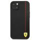 3. Etui Ferrari On Track Carbon Stripe na iPhone 13 mini - czarne