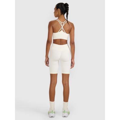 2. Legginsy kolarki treningowe bezszwowe damskie 4F 4FWAW25TFSTF084-12S