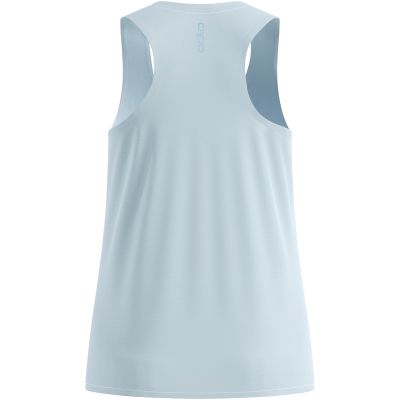 4. Koszulka tech. bez rękawów damska ODLO Tank crew neck ZEROWEIGHT CHILL-TEC niebieska