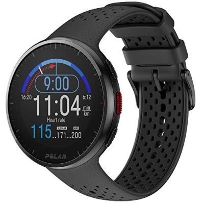 8. Zegarek Sportowy POLAR Pacer PRO szaro-czarny S-L