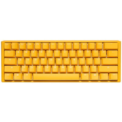 2. Ducky One 3 Yellow Mini klawiatura Gaming USB Niemiecki Żółty