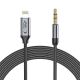 5. Kabel Tech-Protect UltraBoost audio Lightning / mini jack 3.5mm 1m - czarny