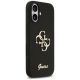 4. Etui Guess Silicone Big 4G Script na iPhone 17 - czarne