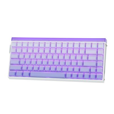 15. Klawiatura gasket HERO84 HE White+Purple+Gradient+LIGHT JadeKing switch RGB AULA