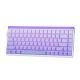 15. Klawiatura gasket HERO84 HE White+Purple+Gradient+LIGHT JadeKing switch RGB AULA