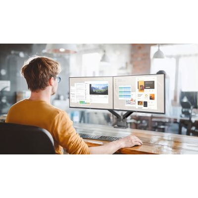 43. iiyama ProLite X2493HSU-B1 monitor komputerowy 60,5 cm (23.8") 1920 x 1080 px Full HD LED Czarny