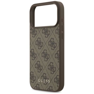 6. Etui Guess 4G Classic na iPhone 17 Pro Max / 18 Pro Max - brązowe