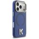 4. Etui Karl Lagerfeld IML K Head Logo MagSafe na iPhone 17 Pro Max - niebieskie