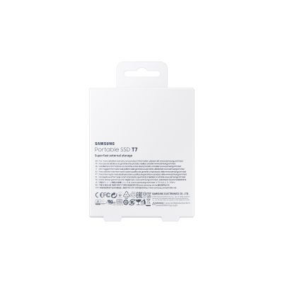 10. Dysk zewnętrzny SSD Samsung T7 (1TB; USB 3.2; niebieski; MU-PC1T0H/WW)