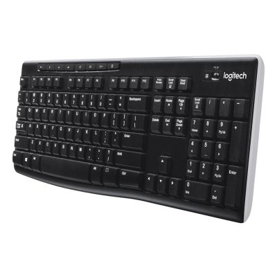 9. Klawiatura bezprzewodowa Logitech K270 RF Wireless QWERTZ Niemiecki Czarny