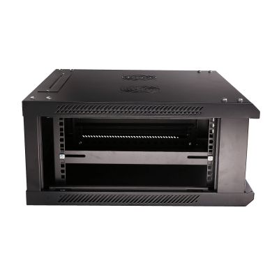 4. Extralink Szafa rack 4U 600x600 Czarna montowana na ścianie