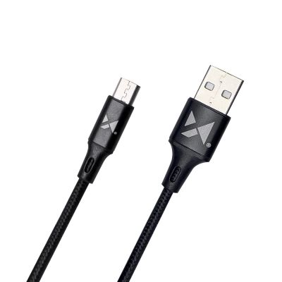 2. Wozinsky kabel przewód USB - microUSB 2,4A 1m czarny (WUC-M1B)