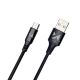 2. Wozinsky kabel przewód USB - microUSB 2,4A 1m czarny (WUC-M1B)