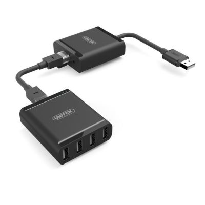 2. UNITEK Y-2516 huby i koncentratory USB 2.0 480 Mbit/s Czarny