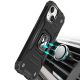 6. Pancerne etui z uchwytem na palec do iPhone 15 Plus Wozinsky Ring Armor - srebrne
